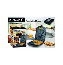 Sokany KJ-126B 4 Slot Bread Toast Sandwich Maker